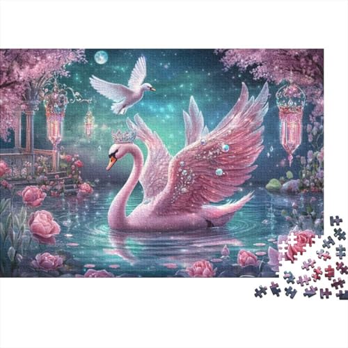 Swan 1000-teilige Puzzles Für Erwachsene, 1000-teilige Puzzles Zum Stressabbau, 1000-teilige Puzzles Für Erwachsene Und Kinder Ab 12 Jahren 1000pcs (75x50cm) von KHHKJBVCE