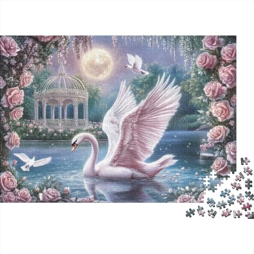 Swan 1000-teilige Puzzles Für Erwachsene Puzzles 1000 Teile Einzigartige Heimdekoration Und Geschenke 1000 Puzzles Für Erwachsene Für Erwachsene Und Kinder Ab 12 Jahren 1000pcs (75x50cm) von KHHKJBVCE