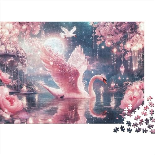 Swan 1000-teiliges Puzzle Für Erwachsene, 1000-teiliges Puzzle Für Heimdekoration, 1000-teiliges Puzzle, Spielzeug Und Spiele 1000pcs (75x50cm) von KHHKJBVCE
