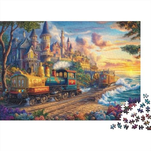 Train Town 1000-teilige Puzzles Für Erwachsene 1000-teilige Puzzles Familienpuzzlespielzeug1000 Puzzles Für Erwachsene Für Erwachsene Und Kinder Ab 12 Jahren 1000pcs (75x50cm) von KHHKJBVCE