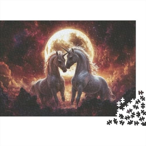 Unicorn 1000-teilige Puzzles Für Erwachsene Puzzles 1000 Teile Einzigartige Heimdekoration Und Geschenke 1000 Puzzles Für Erwachsene Spielzeug Und Spiele 1000pcs (75x50cm) von KHHKJBVCE