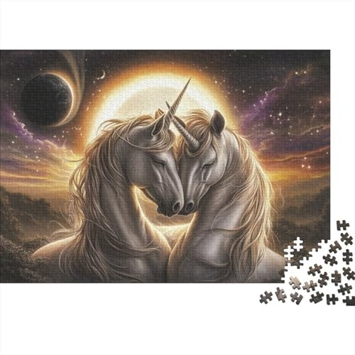 Unicorn 1000-teilige Puzzles Für Erwachsene Puzzles 1000 Teile Heimdekorationspuzzle1000 Puzzles Für Erwachsene Spielzeug Und Spiele 1000pcs (75x50cm) von KHHKJBVCE