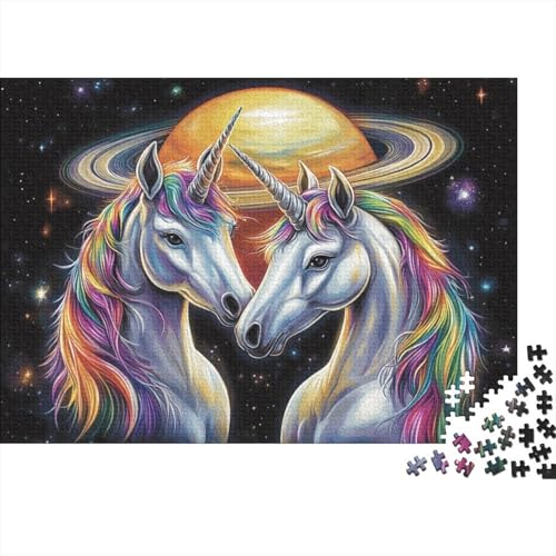 Unicorn 1000-teilige Puzzles Für Erwachsene. Puzzles Mit 1000 Teilen. Anspruchsvolle Puzzles Für Erwachsene. 1000-teilige Puzzles Für Erwachsene. Spielzeug Und Spiele 1000pcs (75x50cm) von KHHKJBVCE