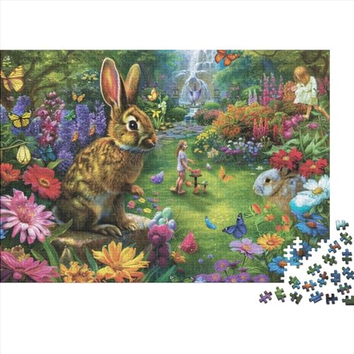 Vibrant Garden 1000-teiliges Puzzle Für Erwachsene, Puzzle Für Erwachsene, 1000-teiliges Puzzle, 1000-teiliges Puzzle, Schwierig Und Herausfordernd, Großes Puzzle, Spiel, Spielzeug, Geschenk, Geeignet von KHHKJBVCE