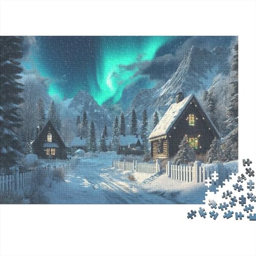 Winter Landscape 1000 Teile Puzzles Für Erwachsene Puzzles 1000 Teile Impossible Puzzle1000 Teile Puzzles Für Erwachsene Spielzeug Und Spiele 1000pcs (75x50cm) von KHHKJBVCE