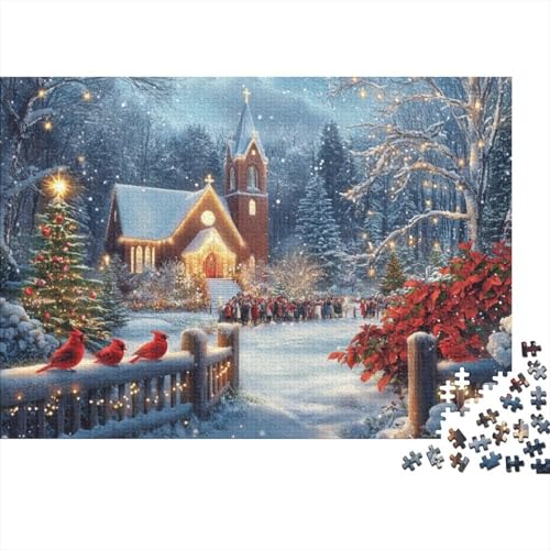 Winter Landscape 1000-teilige Puzzles Für Erwachsene. 1000-teilige Puzzles. Anspruchsvolle Puzzles Für Erwachsene. 1000-teilige Puzzles Für Erwachsene. Spielzeug Und Spiele 1000pcs (75x50cm) von KHHKJBVCE