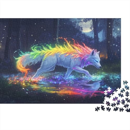 Wolf 1000-teilige Puzzles Für Erwachsene Puzzles 1000 Teile Heimdekorationspuzzle1000 Puzzles Für Erwachsene Spielzeug Und Spiele 1000pcs (75x50cm) von KHHKJBVCE