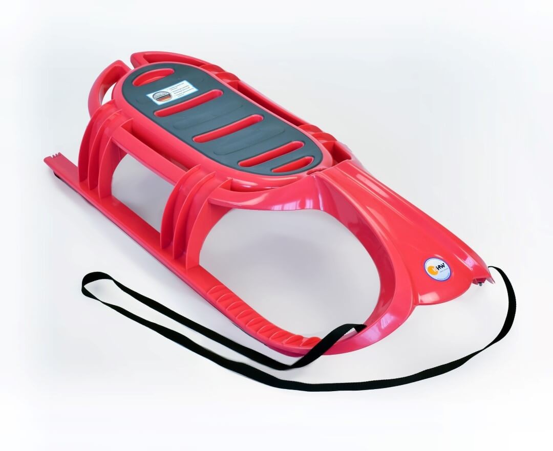 Schlitten Snow Tiger pink - Rodel, Schneefahrzeug von KHW