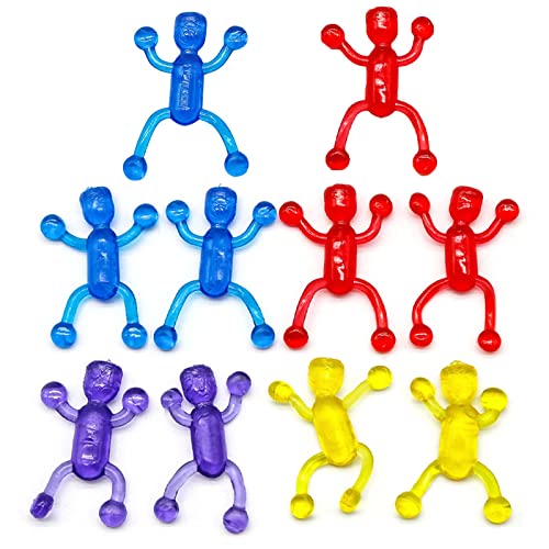 KHZen 10pcs/Set Fenster Crawler Männer Klebrige Männer Klebrige Dehnbare Wand Kletterer Neuheit Party Gefälligkeiten von KHZen