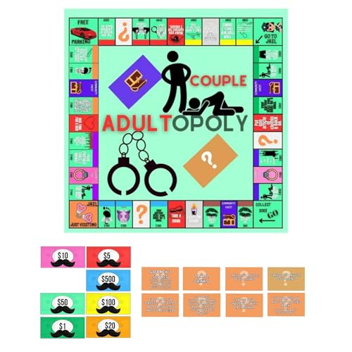 KHZen Adultopoly Brettspiel Paare Brettspiel Für Paar Relationship Conversation Adult Party Für Die Nacht KHZen Adultopoly Brettspiel Paare Brettspiel Für Paar Relationship Conversation Adult Party Für Die Nacht von KHZen