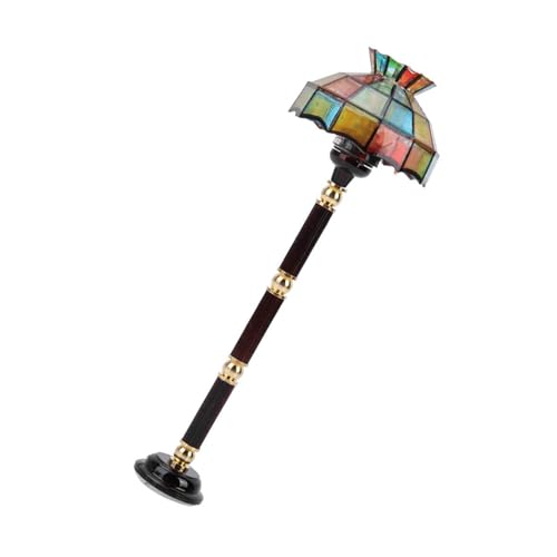 KHZen Farbige Antike Stehlampe Mit Akku Für 1/12 Dollhouses Szene Metallglas Design Batteriebedienung Dollhouses Lampe KHZen Farbige Antike Stehlampe Mit Akku Für 1/12 Dollhouses Szene Metallglas Design Batteriebedienung Dollhouses Lampe von KHZen