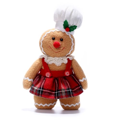 KHZen Gingerbreadman Doll Weihnachtsbaumdekoration Schöne Plüsch Puppenfest Ornament Süßes Neujahrsurlaubstisch KHZen Gingerbreadman Doll Weihnachtsbaumdekoration Schöne Plüsch Puppenfest Ornament Süßes Neujahrsurlaubstisch von KHZen