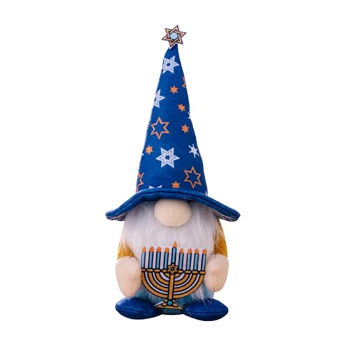 KHZen Hanukkah Feier Gnomes Puppen Plüsch Skandinavische Zwergpuppen Dekore Für Urlaubsausstellung KHZen Hanukkah Feier Gnomes Puppen Plüsch Skandinavische Zwergpuppen Dekore Für Urlaubsausstellung von KHZen