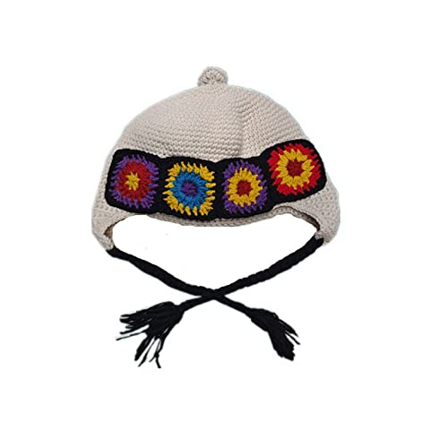 KHZen Mädchen Gestrickte Mützen Mit Niedlichen Hörnern Ohren Halloween Winter Warm Strickhut Strickte Teufel Für Teenager von KHZen