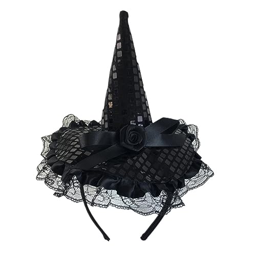 KHZen Party Wizard Hairband Halloween Cosplay Stirnband Hexenhut Haarhoop Erwachsene Teenager Urlaub Family Gathering Head Accessoire KHZen Party Wizard Hairband Halloween Cosplay Stirnband Hexenhut Haarhoop Erwachsene Teenager Urlaub Family Gathering Head Accessoire von KHZen
