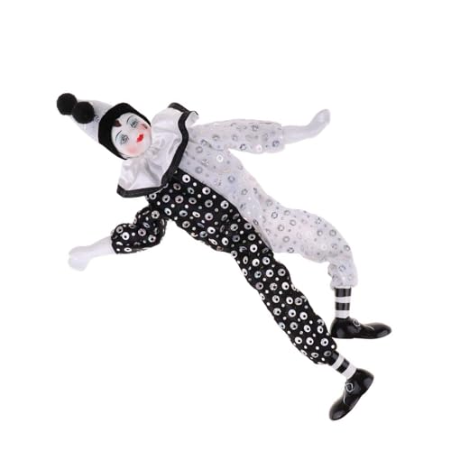 KHZen Puppenporzellan Harlequin In Brokatkleidung Wohnzimmer Und Schlafzimmer Dekore Interaktives Baumelnder Clown Geschenk KHZen Puppenporzellan Harlequin In Brokatkleidung Wohnzimmer Und Schlafzimmer Dekore Interaktives Baumelnder Clown Geschenk von KHZen