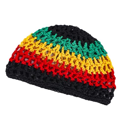 KHZen Reggae Party Pullover Häkeln Kopfdecke Handgefertigt Hohlhut Stirn Haarschmuck Haarwege Für Musikfestival KHZen Reggae Party Pullover Häkeln Kopfdecke Handgefertigt Hohlhut Stirn Haarschmuck Haarwege Für Musikfestival von KHZen