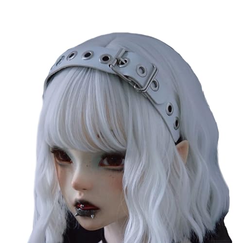 KHZen Teufel Punk Nietstirnband Pu Grommet Hair Accessoire Für Erwachsene Besetzt Nieten Für Partys Nachtclubs KHZen Teufel Punk Nietstirnband Pu Grommet Hair Accessoire Für Erwachsene Besetzt Nieten Für Partys Nachtclubs von KHZen