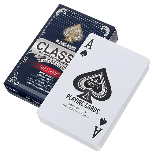 KICHOUSE 1 Schachtel Kartenspielen Mini-kartenspiel König Spielt -ausrüstung Mini-Geschenke Mini-Schachbrett Partyzubehör Decks Spielen Plastik Pokertisch Schreibtisch von KICHOUSE