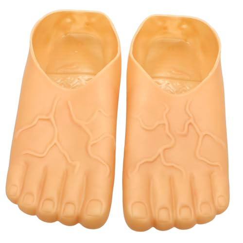 KICHOUSE 1 Paar Giant Feet Slippers für Halloween und Cosplay Lustige Kostüm Hausschuhe aus Sicherem für Maskerade und Themenpartys Requisiten für Unvergessliche Events von KICHOUSE