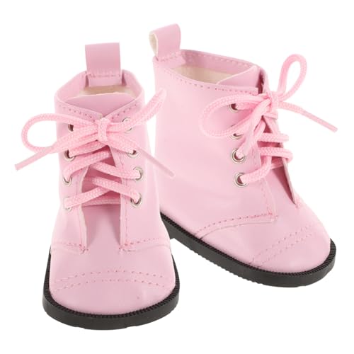 KICHOUSE 1 Paar Puppenschuhe Stiefel für Mädchenpuppen Leicht Langlebig und DIY Freundlich für Puppenhaus Dekoration und Kreatives von KICHOUSE