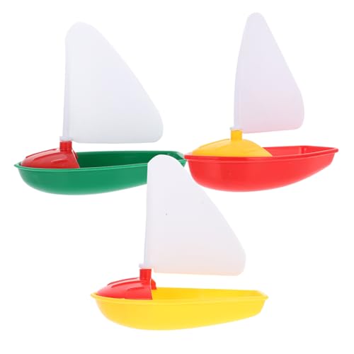 KICHOUSE 1 Satz 3 Stück Wassersegelspielzeug Segelboot Boote Schwimmen Badespielzeug Mini Badeboot Wasserspielzeug kleines Boot Bootsspielzeuge Spielzeugboot Zufällige Farbe KICHOUSE 1 Satz 3 Stück Wassersegelspielzeug Segelboot Boote Schwimmen Badespielzeug Mini Badeboot Wasserspielzeug kleines Boot Bootsspielzeuge Spielzeugboot Zufällige Farbe von KICHOUSE