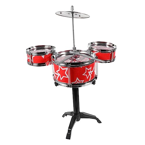 KICHOUSE 1 Satz Anfänger -Jazz -Drum - Trommeln Musikalisches Trommelspielzeug Kindermusikinstrumente Kinderinstrument Lustige Musikspielzeuge Rot Pvs Trommel Gesicht KICHOUSE 1 Satz Anfänger -Jazz -Drum - Trommeln Musikalisches Trommelspielzeug Kindermusikinstrumente Kinderinstrument Lustige Musikspielzeuge Rot Pvs Trommel Gesicht von KICHOUSE