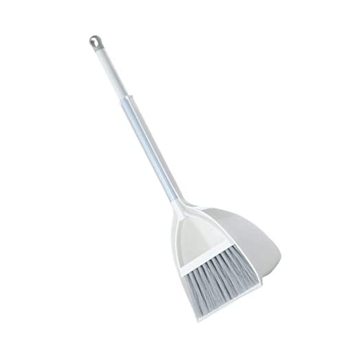 KICHOUSE 1 Satz Besen Kehrschaufel Boden Für Mini Kleinkind Kleiner Besen Und Kehrschaufel Kinderbesen Weiß Plastik von KICHOUSE