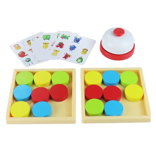 KICHOUSE 1 Satz Bildungsspielzeug Holzspielzeug Brettspiel Lernspielzeug für Brettspiel aus Holz Logik-Trainingsspielzeug Colorful KICHOUSE 1 Satz Bildungsspielzeug Holzspielzeug Brettspiel Lernspielzeug für Brettspiel aus Holz Logik-Trainingsspielzeug Colorful von KICHOUSE