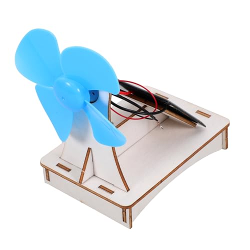 KICHOUSE 1 Satz DIY Solar Fan Modell Pädagogisches Bastelset zur für Kinderprojekte und Experimente Fördert Kreativität und Technisches Verständnis von KICHOUSE