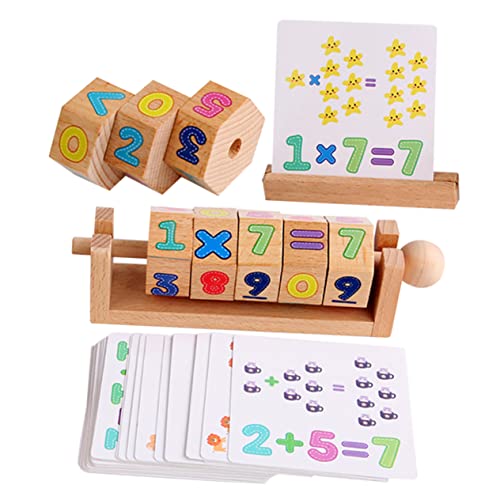 KICHOUSE 1 Satz Digitalwürfel -Lehrwerkzeug mit Zahlenblöcken Zahlenblock blockieren Würfel-Puzzle- Kinderspielzeug Numerisches Design-Blockspielzeug hölzern KICHOUSE 1 Satz Digitalwürfel -Lehrwerkzeug mit Zahlenblöcken Zahlenblock blockieren Würfel-Puzzle- Kinderspielzeug Numerisches Design-Blockspielzeug hölzern von KICHOUSE