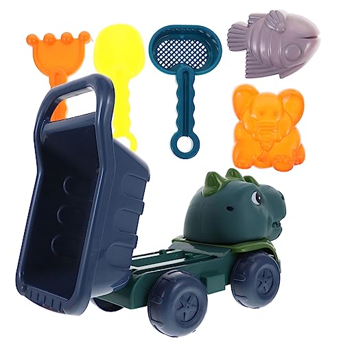 KICHOUSE 1 Satz Dinosaurier Sandspielzeug Set für Strandfahrzeug Schaufel und Eimer für Spaß Am Strand Outdoor für Sommer Zufällige Farbe Zufällige Farbe von KICHOUSE
