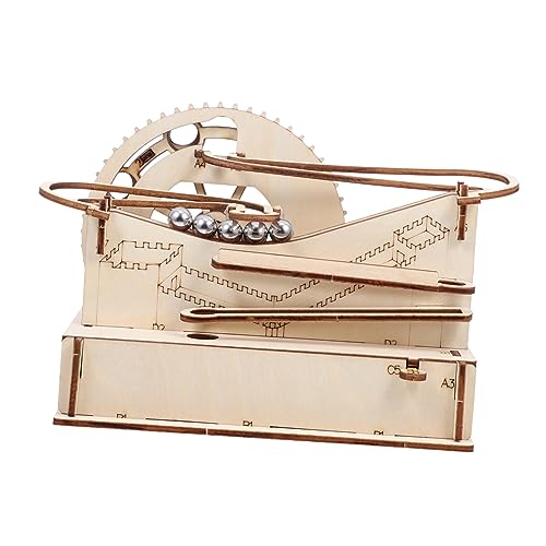 KICHOUSE 1 Satz Dreidimensionales Kugelpuzzle Murmelbahn-Puzzle hölzernes marmorpuzzle Laufpuzzle aus Holz 3D-Laufpuzzle Murmelbahn 3D-Puzzle Modellbausatz Murmelbahn Stahl KICHOUSE 1 Satz Dreidimensionales Kugelpuzzle Murmelbahn-Puzzle hölzernes marmorpuzzle Laufpuzzle aus Holz 3D-Laufpuzzle Murmelbahn 3D-Puzzle Modellbausatz Murmelbahn Stahl von KICHOUSE