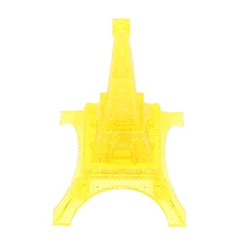 KICHOUSE 1 Satz Eiffelturm-bausteine Puzzlespiel Zusammenbauen Eiffelturmblöcke Transparentes Kristallpuzzle 3D-kristallpuzzle 3D-Puzzles Für Erwachsene 3D-rätsel Plastik Yellow von KICHOUSE