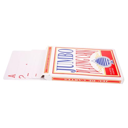 KICHOUSE 1 Satz Extra Große Spielkarten Für Karten Pokerkarten Kartenspiel Karten Für Trick Unterhaltsame Karten Party-Spielkarte Unterhaltsame Spielkarte Partyspiele Partykarten Papier KICHOUSE 1 Satz Extra Große Spielkarten Für Karten Pokerkarten Kartenspiel Karten Für Trick Unterhaltsame Karten Party-Spielkarte Unterhaltsame Spielkarte Partyspiele Partykarten Papier von KICHOUSE