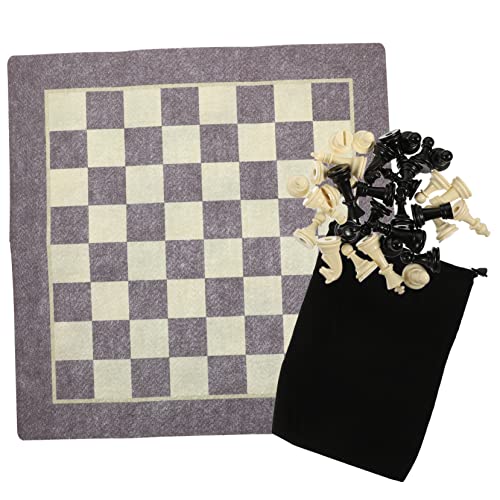 KICHOUSE 1 Satz Faltbares Schachspiel Kompaktes Tragbares Schachbrett für Erwachsene für Reisen und Brettspielabende aus Hochwertigem Langlebigem Material KICHOUSE 1 Satz Faltbares Schachspiel Kompaktes Tragbares Schachbrett für Erwachsene für Reisen und Brettspielabende aus Hochwertigem Langlebigem Material von KICHOUSE