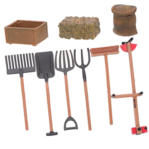 KICHOUSE 1 Satz Farm-Tool-Modell Mini-Farmwerkzeug für landwirtschaftliche Werkzeuge Miniatur Kindergartenwerkzeuge Bauernhof Mini-Landwirtschaftsgeräte Plastik KICHOUSE 1 Satz Farm-Tool-Modell Mini-Farmwerkzeug für landwirtschaftliche Werkzeuge Miniatur Kindergartenwerkzeuge Bauernhof Mini-Landwirtschaftsgeräte Plastik von KICHOUSE