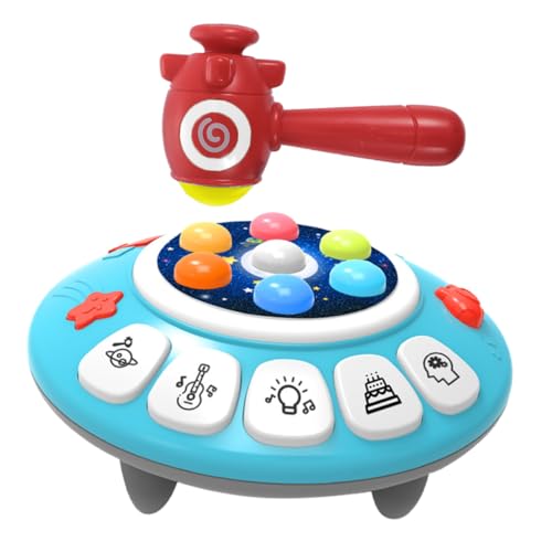 KICHOUSE 1 Satz - Feinmotorik- für Frühpädagogisches Kinderspielzeug Hammerschlagspielzeug Hämmernde Spielzeuge Lernspielzeug Plastik von KICHOUSE