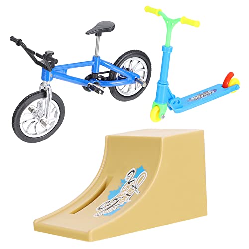 KICHOUSE 1 Satz Finger-Skateboard- Mini -Fahrrad Sportroller Roller Für Winzig Miniatur Finger Zappeln Fingerspielzeug Spielzeugfinger Fingerscooter Aluminiumlegierung Blau KICHOUSE 1 Satz Finger-Skateboard- Mini -Fahrrad Sportroller Roller Für Winzig Miniatur Finger Zappeln Fingerspielzeug Spielzeugfinger Fingerscooter Aluminiumlegierung Blau von KICHOUSE