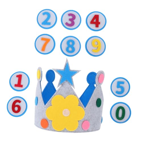 KICHOUSE Happy Birthday Kinder 1 Set Ädchen Filz Hut Mit Austauschbaren 0 9 Blaues Geburtstagsaccessoire Für Kindergeburtstagsfeiern Basteln Kindergeburtstag KICHOUSE Happy Birthday Kinder 1 Set Ädchen Filz Hut Mit Austauschbaren 0 9 Blaues Geburtstagsaccessoire Für Kindergeburtstagsfeiern Basteln Kindergeburtstag von KICHOUSE