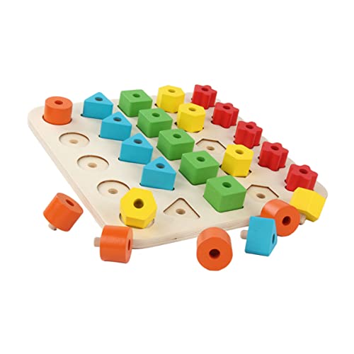 KICHOUSE 1 Satz Geometrisches Formenspielzeug aus Interaktives und Formen Puzzlespiel für Fördert Gedächtnis Kreativität für Eltern Junge Mädchen Aktivitäten KICHOUSE 1 Satz Geometrisches Formenspielzeug aus Interaktives und Formen Puzzlespiel für Fördert Gedächtnis Kreativität für Eltern Junge Mädchen Aktivitäten von KICHOUSE