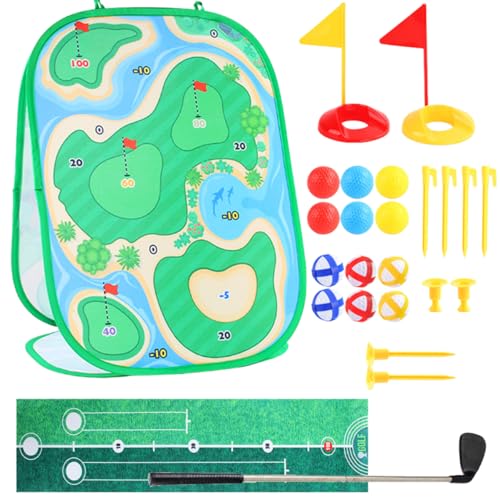 KICHOUSE 1 Satz Golfspielmatte golfspiel für golfmatte Tragbares Golfspielzeug Golfspielzeug Set mit Zubehör Outdoor- für -Golfschläger Stoff KICHOUSE 1 Satz Golfspielmatte golfspiel für golfmatte Tragbares Golfspielzeug Golfspielzeug Set mit Zubehör Outdoor- für -Golfschläger Stoff von KICHOUSE