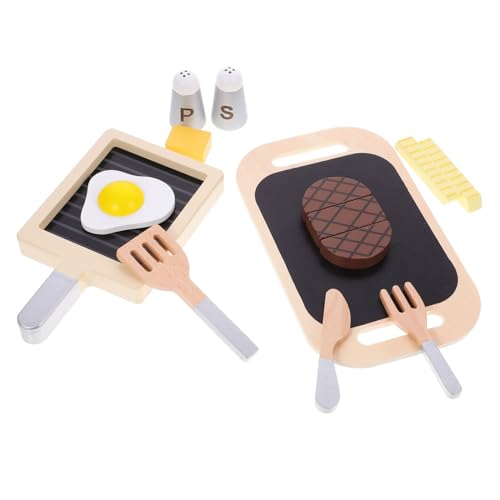 KICHOUSE 1 Satz Holzgeschnittenes Steak Jungs Burger Künstliches Steak-spielset Mini-Steak Aus Holz Spielset Mit Gefälschten Lebensmitteln Aus Holz Hölzern KICHOUSE 1 Satz Holzgeschnittenes Steak Jungs Burger Künstliches Steak-spielset Mini-Steak Aus Holz Spielset Mit Gefälschten Lebensmitteln Aus Holz Hölzern von KICHOUSE