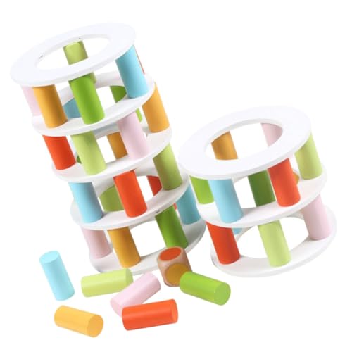 KICHOUSE 1 Satz Holzspielzeug Holzblock-Stapelspiel Bauen Holzstapelspielzeug Spielspielzeug stapeln Desktop- für den Haushalt Gehirnspielzeug hölzern KICHOUSE 1 Satz Holzspielzeug Holzblock-Stapelspiel Bauen Holzstapelspielzeug Spielspielzeug stapeln Desktop- für den Haushalt Gehirnspielzeug hölzern von KICHOUSE