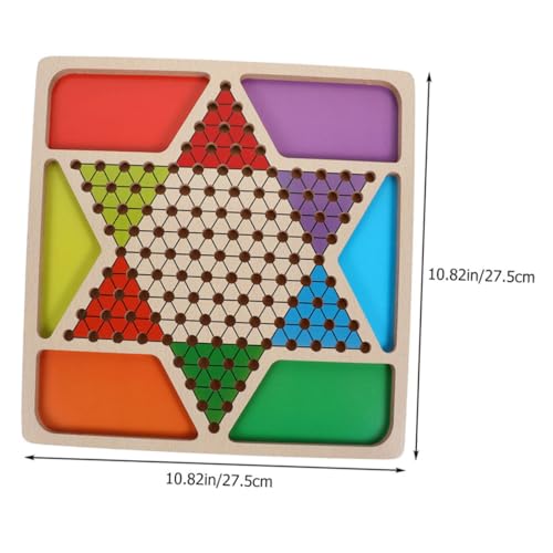 KICHOUSE 1 Satz Holzspielzeug Spielbrett für Damen und Gobang Fördert Logisches und Soziale Interaktion Sicheres und Langlebiges Material für Stundenlangen Spielspaß von KICHOUSE