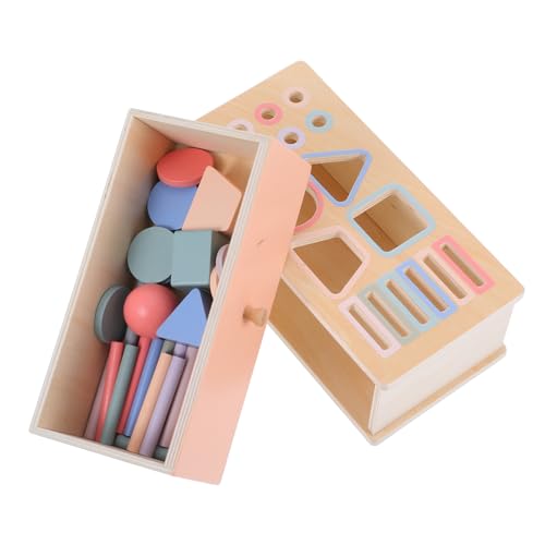 KICHOUSE 1 Satz Interaktive Form und Farbensortierbox für Kleinkinder Jahre Pädagogisches für Frühe Entwicklung und Lernspiele von KICHOUSE