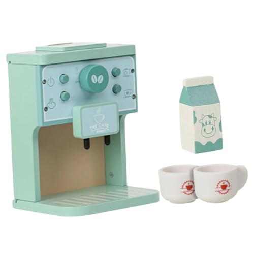 KICHOUSE 1 Satz Kaffeemaschinenspielzeug für Puppenhaus Kaffeemaschine -Kaffeemaschine aus Holz Kleinkindspielzeug hölzern KICHOUSE 1 Satz Kaffeemaschinenspielzeug für Puppenhaus Kaffeemaschine -Kaffeemaschine aus Holz Kleinkindspielzeug hölzern von KICHOUSE