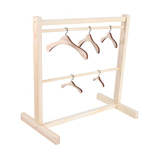 KICHOUSE 1 Satz Kleiderbügel Für Puppen Kleinkinder Mädchen Kleine Puppe Zubehör Für Das Puppenhaus Puppenhausregal Kleidertrocknungsregal Mini-Tuch -kleiderbügel Hölzern KICHOUSE 1 Satz Kleiderbügel Für Puppen Kleinkinder Mädchen Kleine Puppe Zubehör Für Das Puppenhaus Puppenhausregal Kleidertrocknungsregal Mini-Tuch -kleiderbügel Hölzern von KICHOUSE