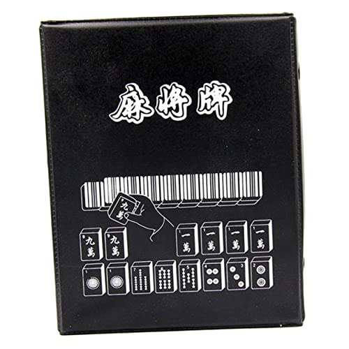KICHOUSE 1 Satz Kompaktes Mahjong Tragbares Traditionelles Chinesisches mit Spielsteinen und Praktischem Aufbewahrungsbox für Reisen und Familienspielabende KICHOUSE 1 Satz Kompaktes Mahjong Tragbares Traditionelles Chinesisches mit Spielsteinen und Praktischem Aufbewahrungsbox für Reisen und Familienspielabende von KICHOUSE