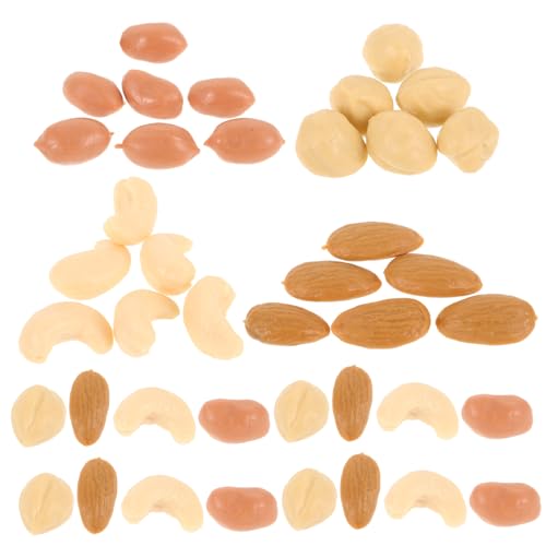 KICHOUSE 1 Satz Künstliche Nüsse für DIY Deko Realistische Walnüsse Erdnüsse Cashew Nüsse Mix für Fotografie Wohnaccessoires Handgemachte Miniatur Nussmodelle KICHOUSE 1 Satz Künstliche Nüsse für DIY Deko Realistische Walnüsse Erdnüsse Cashew Nüsse Mix für Fotografie Wohnaccessoires Handgemachte Miniatur Nussmodelle von KICHOUSE